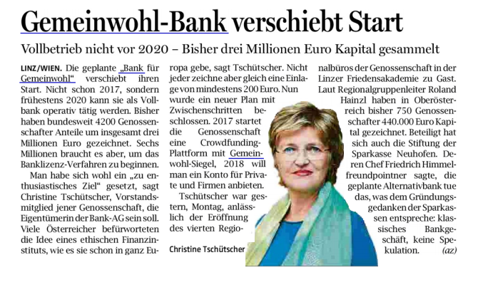 Pressespiegel Genossenschaft Fur Gemeinwohl